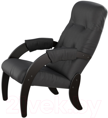 Кресло мягкое Мебелик Модель 61 (дунди 109/венге)