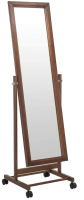 Зеркало Мебелик BeautyStyle 27 (средне-коричневый) - 
