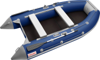 Надувная лодка Roger Boat Hunter 3200 (без киля, синий/серый) - 
