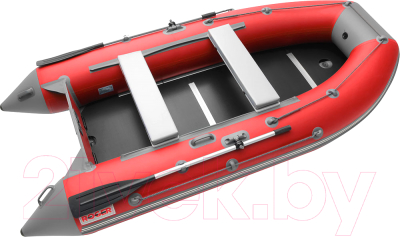 Надувная лодка Roger Boat Hunter Keel 3000 (малокилевая, красный/серый)