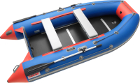 Надувная лодка Roger Boat Hunter Keel 3000 (малокилевая, синий/красный) - 