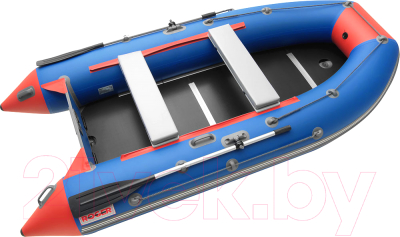 Надувная лодка Roger Boat Hunter Keel 3000 (малокилевая, синий/красный)