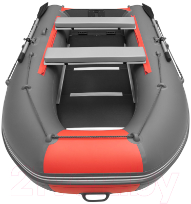 Надувная лодка Roger Boat Hunter Keel 3000 (малокилевая, графит/красный)