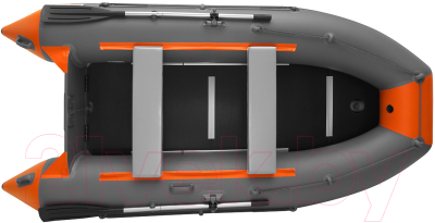 Изображение товара Надувная лодка Roger Boat Hunter Keel 3000 (малокилевая, графит/оранжевый)