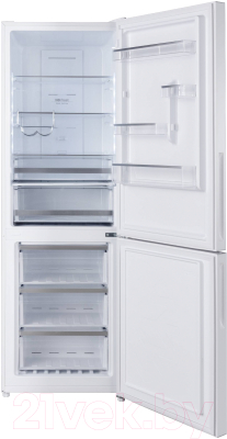 Холодильник с морозильником Korting KNFC 61869 GW