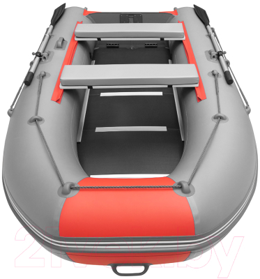 Надувная лодка Roger Boat Hunter Keel 3000 (малокилевая, серый/красный)