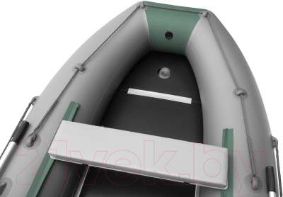 Надувная лодка Roger Boat Hunter Keel 3000 (малокилевая, серый/зеленый)