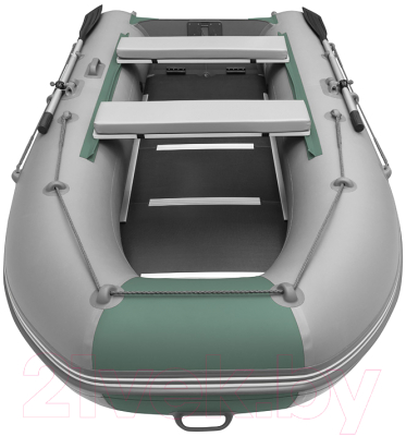 Надувная лодка Roger Boat Hunter Keel 3000 (малокилевая, серый/зеленый)