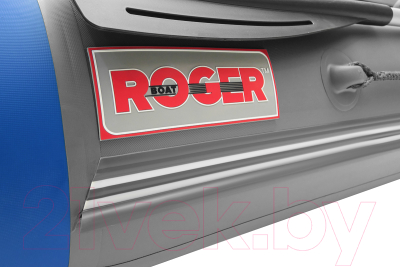 Изображение товара Надувная лодка Roger Boat Hunter Keel 3000 (малокилевая, серый/синий)
