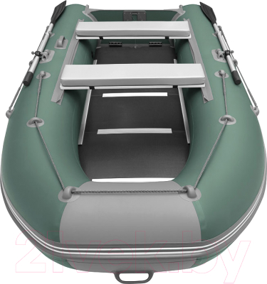 Надувная лодка Roger Boat Hunter Keel 3000 (малокилевая, зеленый/серый)