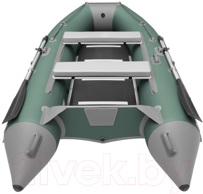Надувная лодка Roger Boat Hunter Keel 3000 (малокилевая, зеленый/серый)