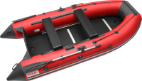 Надувная лодка Roger Boat Hunter Keel 3200 (малокилевая, красный/черный) - 