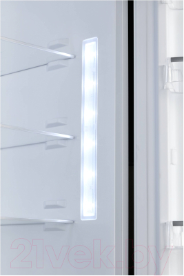 Холодильник с морозильником Korting KNFC 62370 XN
