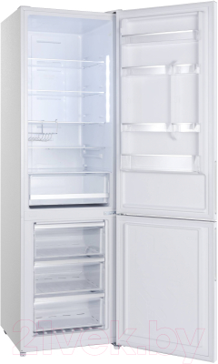 Холодильник с морозильником Korting KNFC 62370 W