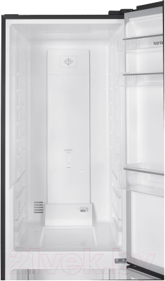 Холодильник с морозильником Korting KNFC 62980 GN