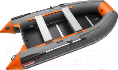 Изображение товара Надувная лодка Roger Boat Hunter Keel 3200 (малокилевая, графит/оранжевый)