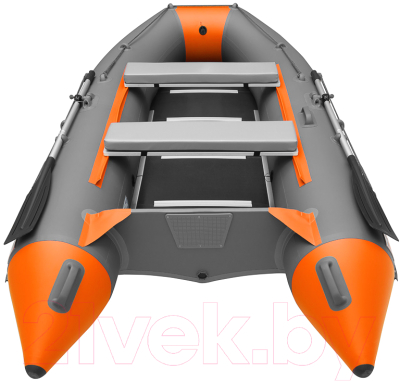Изображение товара Надувная лодка Roger Boat Hunter Keel 3200 (малокилевая, графит/оранжевый)