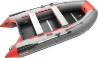 Надувная лодка Roger Boat Hunter Keel 3200 (малокилевая, серый/красный) - 