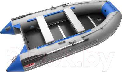 Изображение товара Надувная лодка Roger Boat Hunter Keel 3200 (малокилевая, серый/синий)