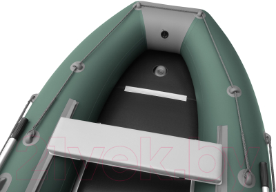 Изображение товара Надувная лодка Roger Boat Hunter Keel 3200 (малокилевая, зеленый/серый)