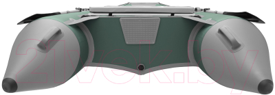 Изображение товара Надувная лодка Roger Boat Hunter Keel 3200 (малокилевая, зеленый/серый)