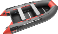 Надувная лодка Roger Boat Hunter Keel 3500 (малокилевая, графит/красный) - 