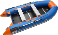 Надувная лодка Roger Boat Hunter Keel 3500 (малокилевая, синий/оранжевый) - 