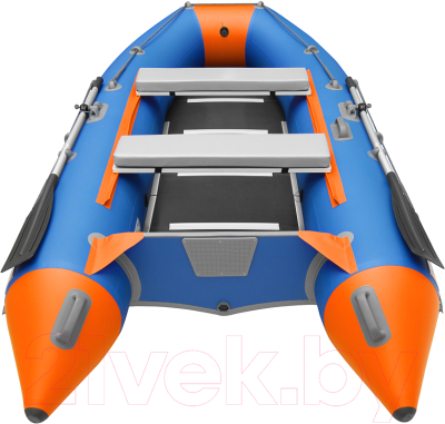 Надувная лодка Roger Boat Hunter Keel 3500 (малокилевая, синий/оранжевый)