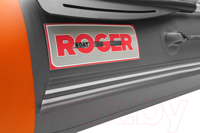 Изображение товара Надувная лодка Roger Boat Hunter Keel 3500 (малокилевая, графит/оранжевый)