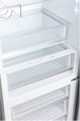 Холодильник с морозильником Korting KNFC 72337 X