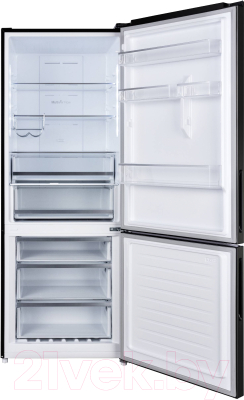 Холодильник с морозильником Korting KNFC 72337 XN