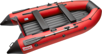 Надувная лодка Roger Boat Trofey 2900 (без киля, красный/черный) - 