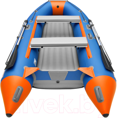 Надувная лодка Roger Boat Trofey 2900 (без киля, синий/оранжевый)