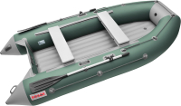 Надувная лодка Roger Boat Trofey 2900 (без киля, зеленый/серый) - 