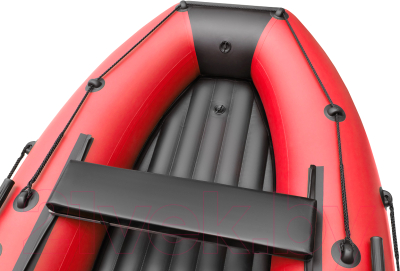 Надувная лодка Roger Boat Trofey 3100 (без киля, красный/черный)