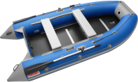 Надувная лодка Roger Boat Trofey 3100 (без киля, синий/серый) - 