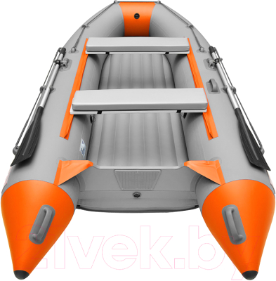 Надувная лодка Roger Boat Trofey 3300 (без киля, серый/оранжевый)