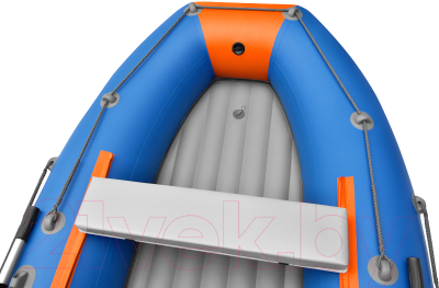 Надувная лодка Roger Boat Trofey 3300 (без киля, синий/оранжевый)