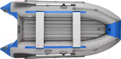 Изображение товара Надувная лодка Roger Boat Trofey 3300 (без киля, серый/синий)