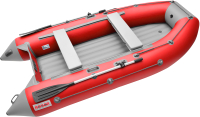 Надувная лодка Roger Boat Trofey 3500 (без киля, красный/серый) - 