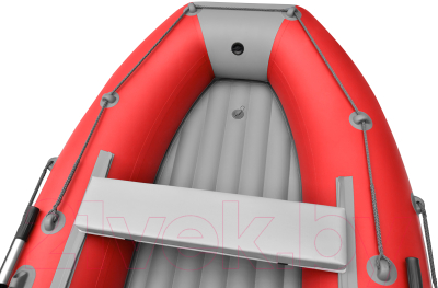 Надувная лодка Roger Boat Trofey 3500 (без киля, красный/серый)