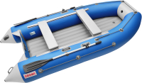 Надувная лодка Roger Boat Trofey 3500 (без киля, синий/белый) - 