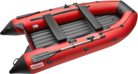 Надувная лодка Roger Boat Trofey 3500 (без киля, красный/черный) - 