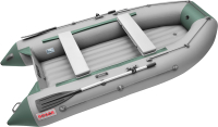 Надувная лодка Roger Boat Trofey 3500 (без киля, серый/зеленый) - 