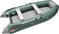 Надувная лодка Roger Boat Trofey 3500 (без киля, зеленый/серый) - 
