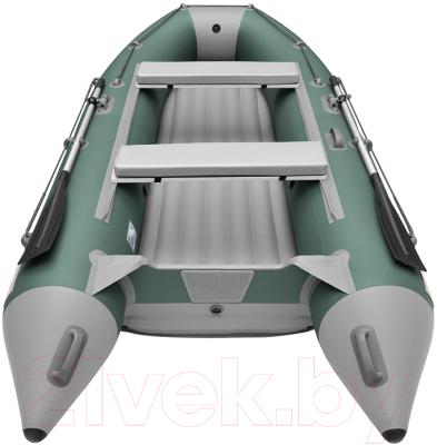 Надувная лодка Roger Boat Trofey 3500 (без киля, зеленый/серый)
