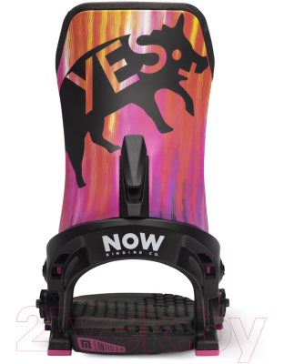 Крепления для сноуборда Now Snowboards 2023-24 Yes Collab (L, черный/розовый)