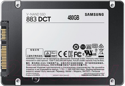 SSD диск Samsung 883 DCT 480GB (MZ-7LH480NE)