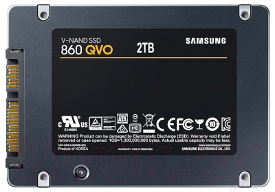 SSD диск Samsung 860 QVO 2TB (MZ-76Q2T0BW)