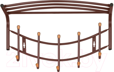 Вешалка для одежды Ника ВНП4Д/К (коричневый)